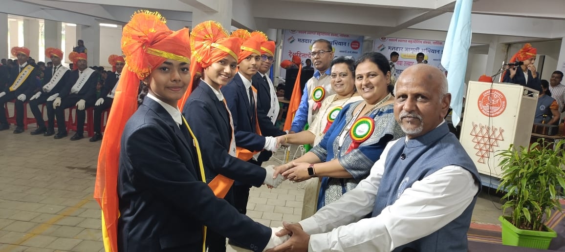 विद्यार्थी प्रतिनिधींचा पदग्रहण सोहळा